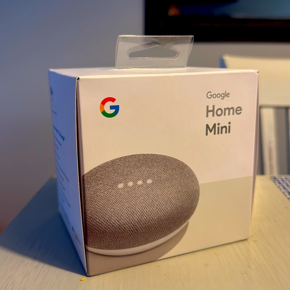 Google Home Mini (Never Been Opened) Chalk Color